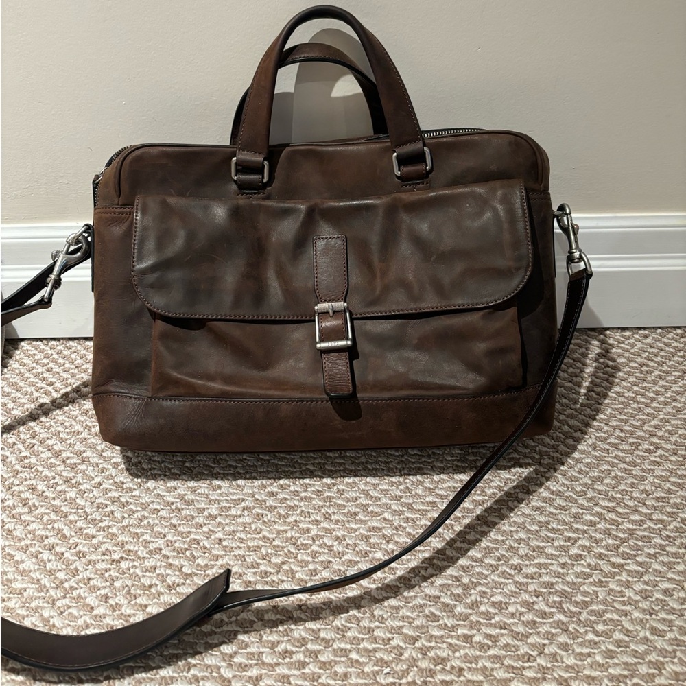 Frye - Leather messenger bag. Very high end, used lightly